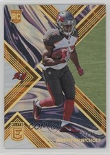 2017 Donruss Elite Rookies Orange 22/25 Jeremy McNichols #173 3p5
