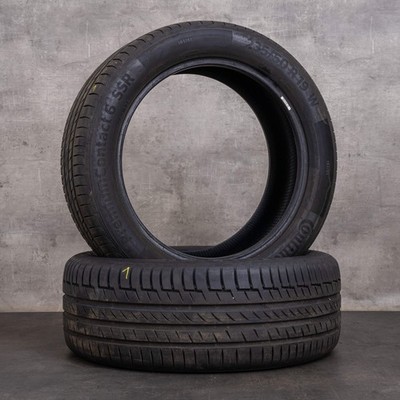 2x 235/50 R19 99W Continental Premium Contact 6 MOE DOT 21 Runflat Sommerreifen