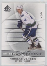 2013-14 SP Game Used Edition Authentic Rookies 1/46 Nicklas Jensen #156 av1