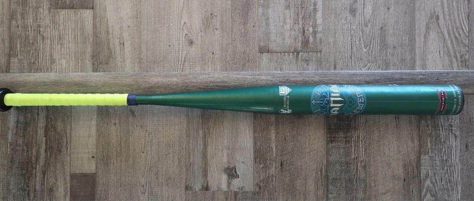 Bate de softbol lanzamiento lento Miken Maniac Titan Elemental 282 MSMC-2 doble sello 26 oz Foto 4 de 4