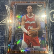 2025-26 Topps Chrome - Luke Kennard #117 Refractor True Orange Basketball /25 NM