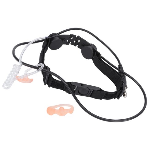Gardło Mikrofon Laryngofon Słuchawka z przezroczystą powietrzną rurką akustyczną Outdoor GF - Zdjęcie 20 z 23