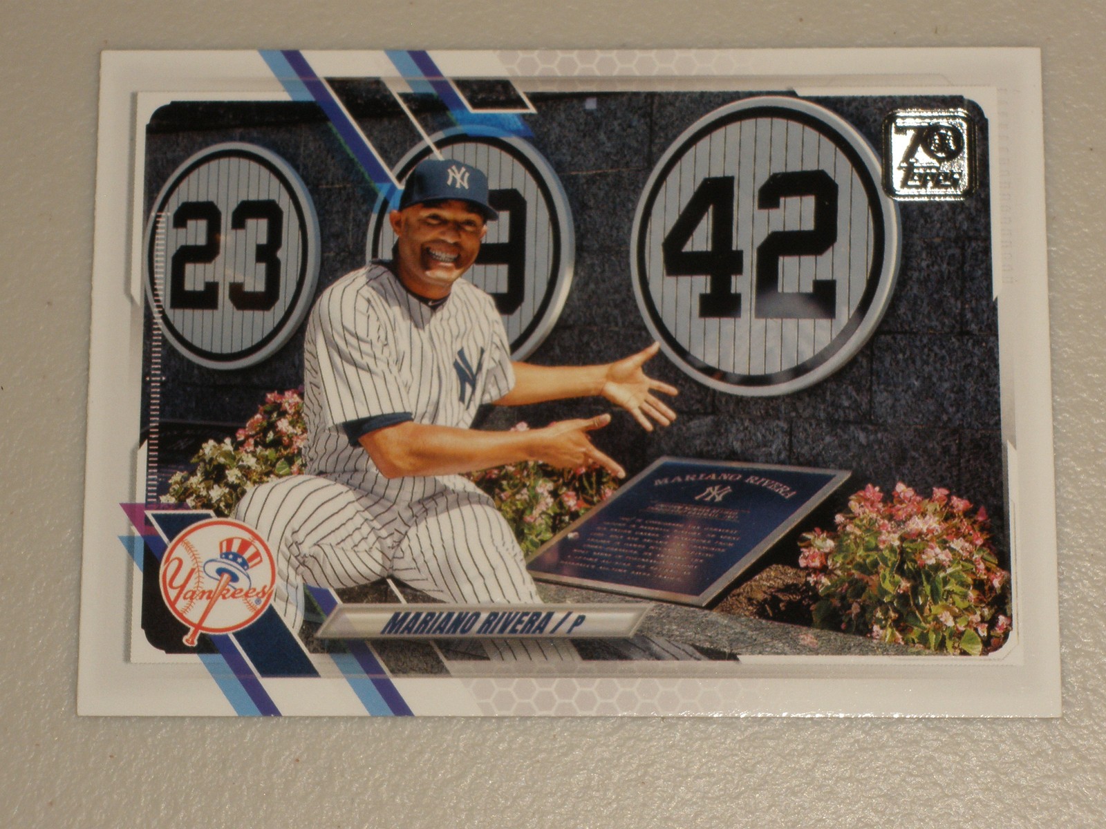 2021 Topps SP Short Print Photo Variation #577 Mariano Rivera