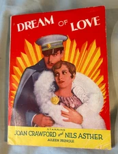 Dream of Love - Jacobsen movie tie-in paperback 1929 VG+ Joan Crawford