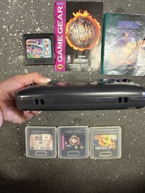 SEGA Game Gear Handheld System With 4 Games Black