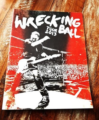 BRUCE SPRINGSTEEN Wrecking Ball 2013 Original Tour-Book Tour Programm   WIE NEU