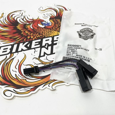 NEW Genuine Harley Softail Touring Power Y Split Extension Harness