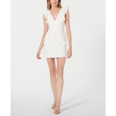 French Connection A-Line Mini Cocktail & Party Dress Summer White Size 0 NWT