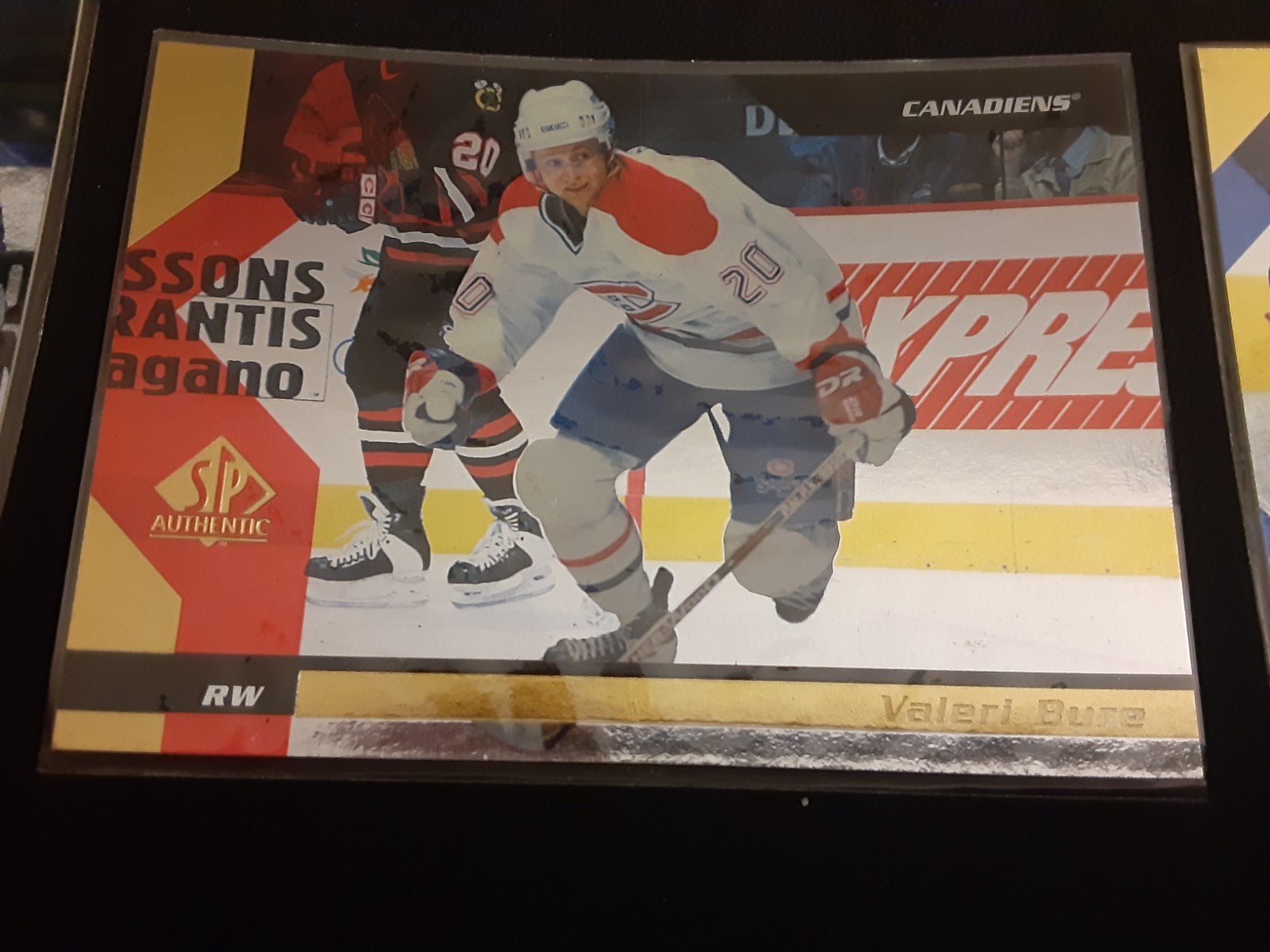 1997-98 Upper Deck SP Authentic #78 Valeri Bure MONTREAL CANADIENS