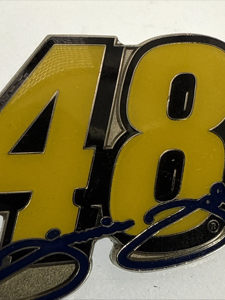 2008 Wincraft NASCAR Jimmie Johnson 48 Lowe’s Signature Pin; Hat Pin 1.25”x1” - Image 4 of 4