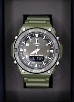 Casio AQ-S820W-3BJF Kollektion robuste Solaruhr 100m WR Japan offiziell neu...