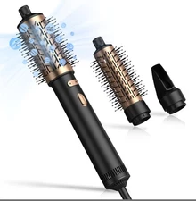 3-in-1 Rotating Hair Dryer Brush Spinning Detachable Volumizing Tool
