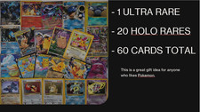 Pokemon Card Lot 60 Cards Ultra Rare VMAX GX EX OR V