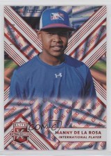2018 Panini Elite Extra Edition Aspirations Red /150 Manny De La Rosa #183 y0i