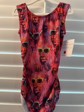 NWT Foxy s leotard GYMNASTICS DANCE BALLET size AXS adult extra small Leo LION