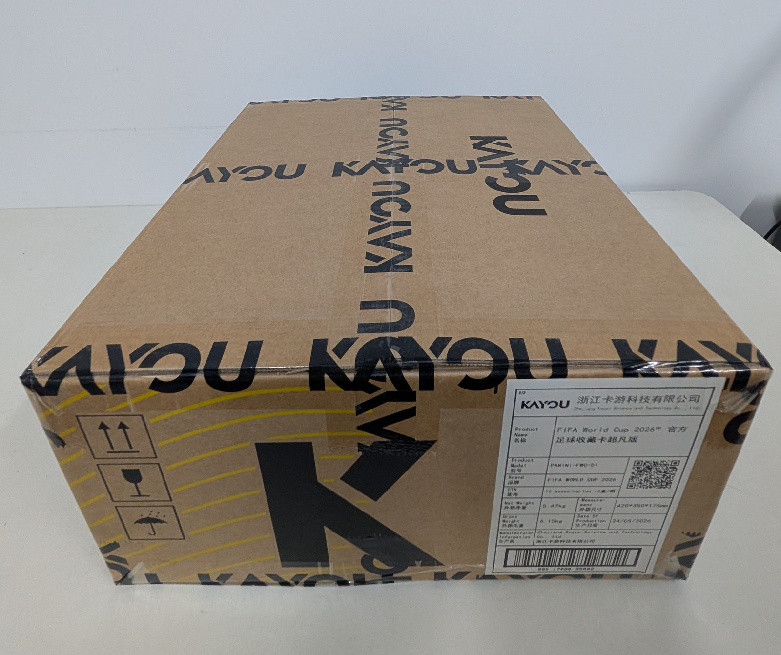 2026 Panini X Kayou FIFA World Cup Official Ultra Case 12 Box Sealed NEW