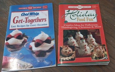 Favorite Recipes Cooking Booklet Book Lot Get togethers Holiday Vtg