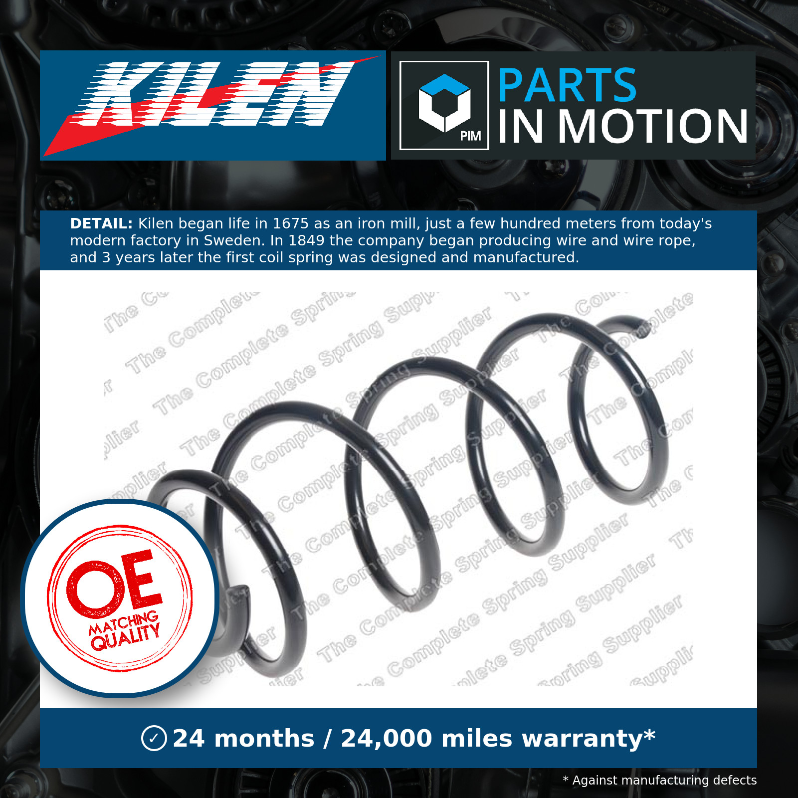 SUSPENSION SPRING 4044257 FOR KIA G4FA 1.4L G4FC 1.6L 4cyl VENGA - Image 5