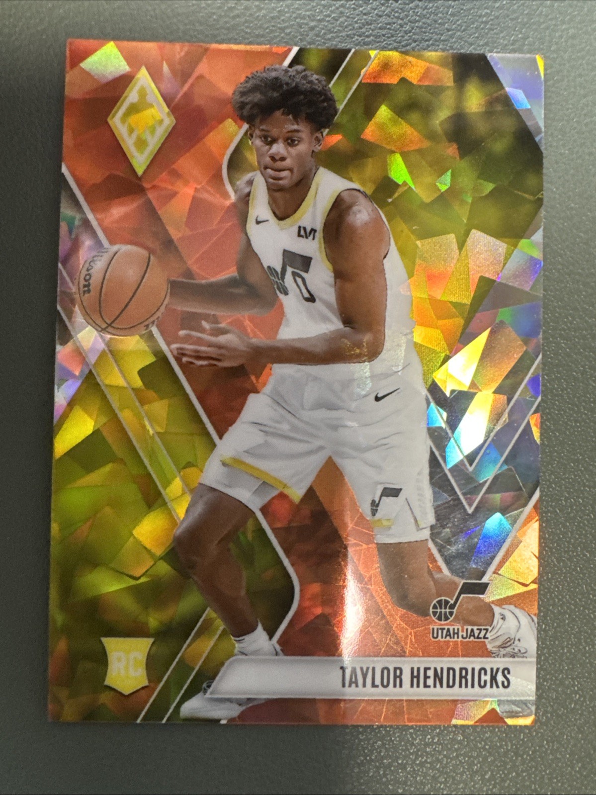 2023-24 Panini Phoenix - Orange Ice Prism /249 - #264 Taylor Hendricks (RC)
