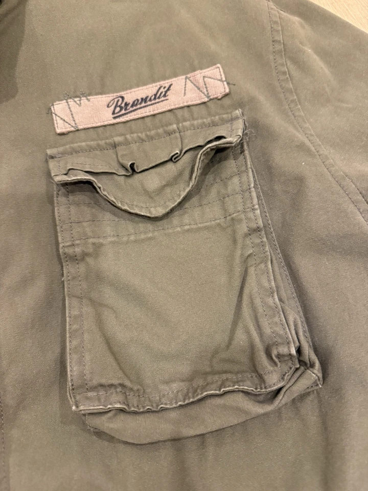 Chaqueta Militar Gigante 2 en 1 Parka Verde Oliva PARA HOMBRES XXL 2XL Ejército Brandit M-65 Foto 3 de 4