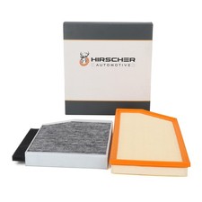 HIRSCHER Innenraumfilter + Luftfilter für MERCEDES W205 W206 C257 W213 X/C253