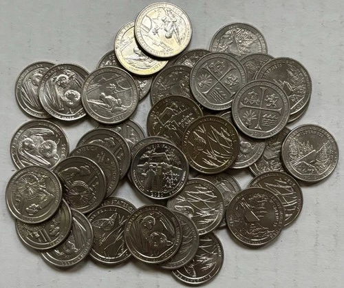 1 Roll (40 Coins) America The Beautiful West Point Quarters Mixed Lot