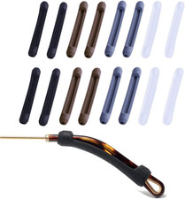 8 Pairs Soft Silicone Eyeglass Ear Cushions Glasses Ear Grip Temple Tips Eyeglas