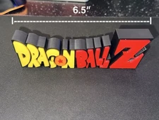 3D Printed Dragon Ball Z Anime Logo For Figuarts, Action Figures and Displays