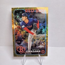2024 Topps Chrome Update #USC9 -  Naoyuki Uwasawa - GOLD /50 - Boston Red Sox