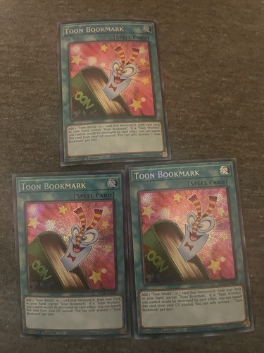 3x Toon Bookmark Secret Rare Blcr! Near Mint Condition - Bild 1 von 1
