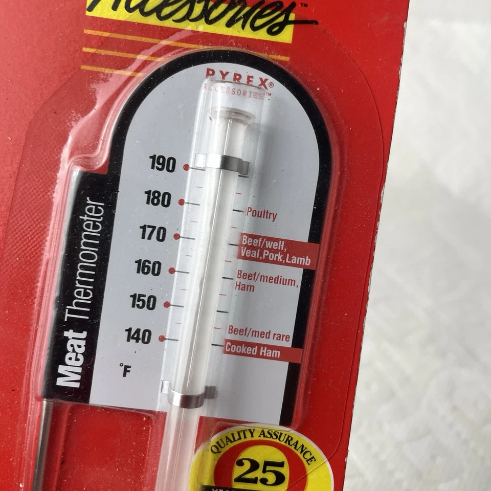 Pyrex Meat Thermometer New In Package Vintage Model 16419 - Image 3 of 4
