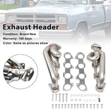 Stainless Steel Exhaust Manifold Header Fit Dodge D100 D150 D200 Rd200