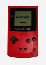 Nintendo Game Boy Color Red Console Tested