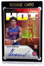 2023-24 Hoops Ausar Thompson Hot Signatures Rookie RC Hyper Gold Auto #HSR-AT