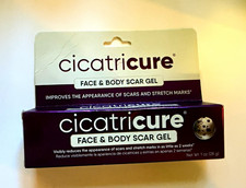 Cicatricure Scar Gel for Face Body, Scars Stretch Marks, 1 oz 28 g