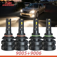 For Toyota Corolla 2001-2013 6000k Led Headlights Bulbs Hilo Lights Combo