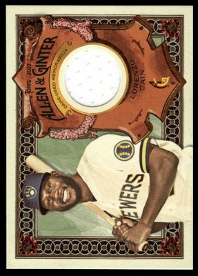 2022 Topps Allen & Ginter #AGRA-LCA Lorenzo Cain Full-Size Relics A Design