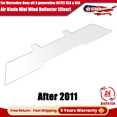 For Mercedes-Benz Gen-3 R172 SLK & SLC 2011 Air Blade Mini Wind Deflector -Clear