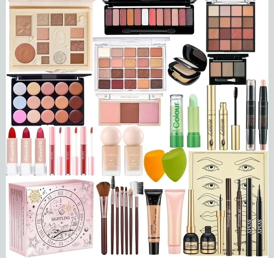 All in One Makeup Kit for Women Full Kit, Travel Makeup Set, Make up Foundation
Opens in a new windo
