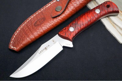 Muela Knives Lakhota-12R Fixed Blade - Sandlewood Handle / Leather Sheath