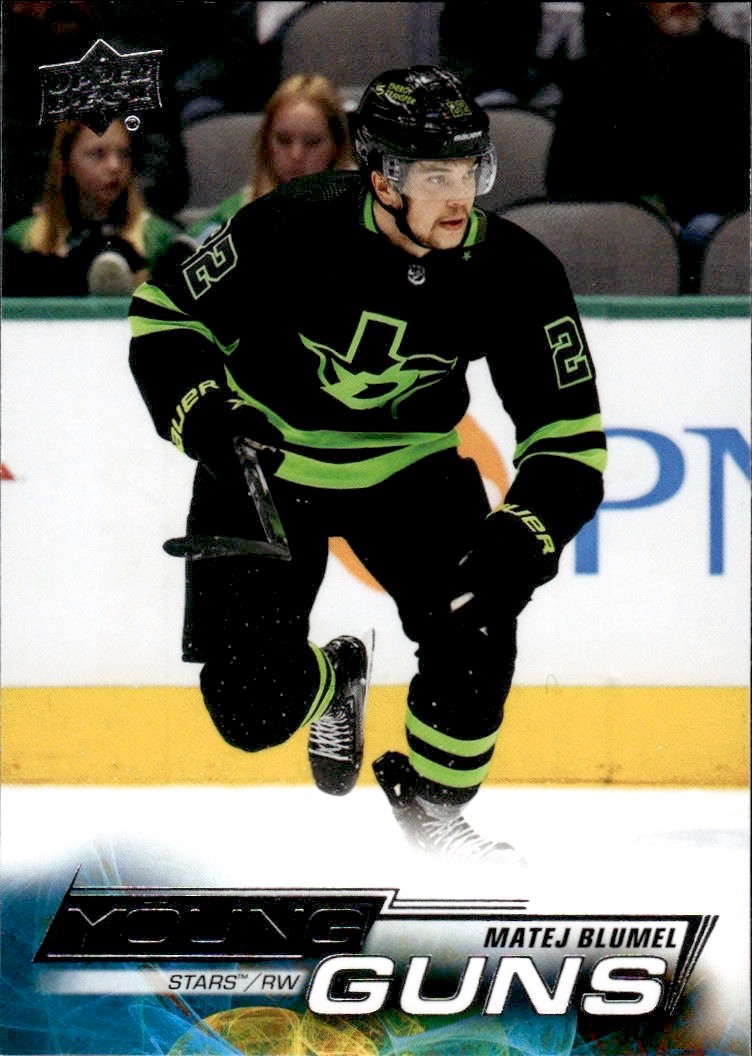 2022-23 Upper Deck #704 Matej Blumel Young Guns RC Dallas Stars