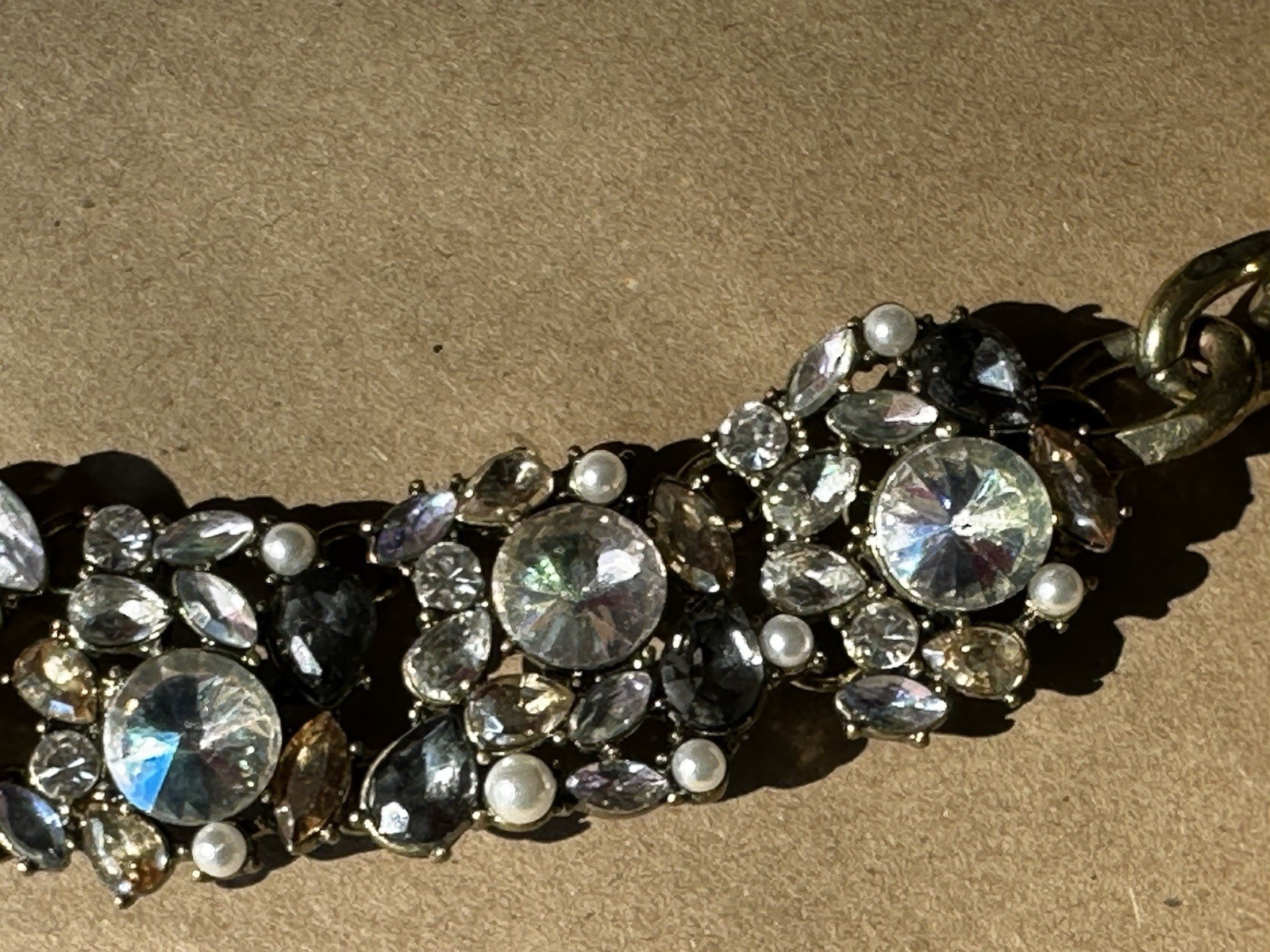 BaubleBar Statement Necklace – Rhinestone Cluster… - image 8