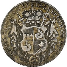 [#971942] Coin, German States, WURZBURG, Georg Karl, 20 Kreuzer, 1795, EF, Sil, 
