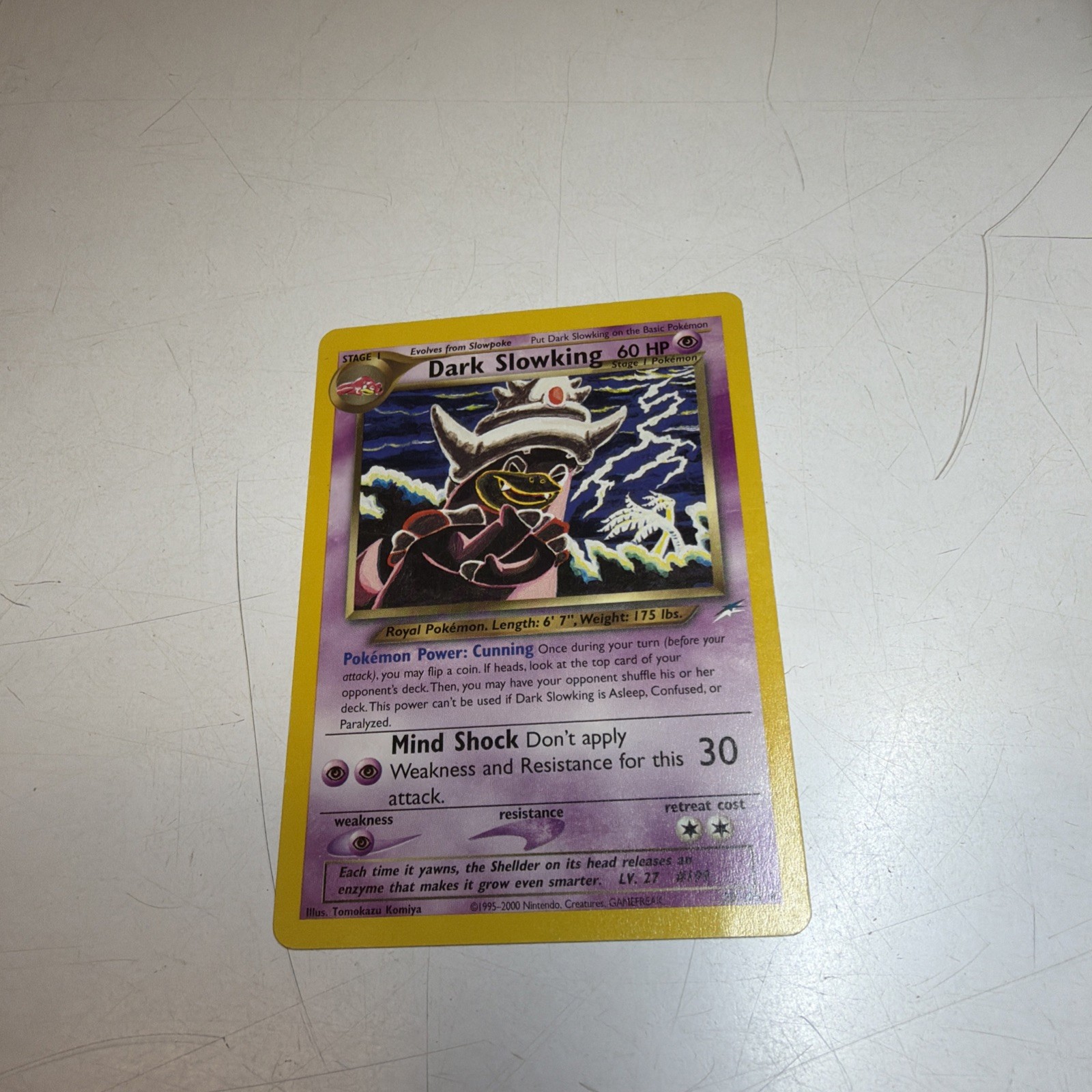 DARK SLOWKING - 20/105 - Neo Destiny - Rare - Pokemon Card