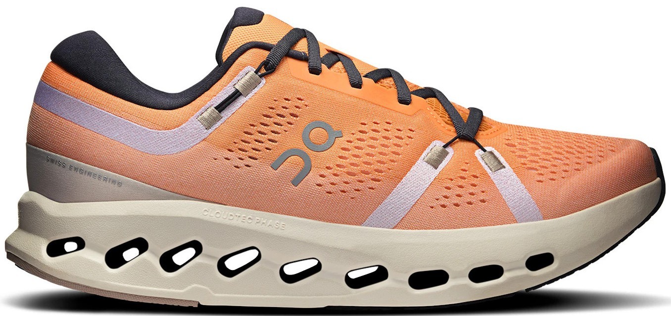 Size 9.5 - ON Cloudsurfer 2 Tangerine Ivory for sale online  display picture 2