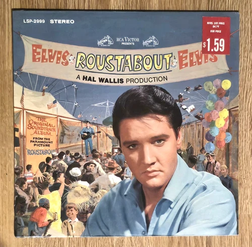 ELVIS PRESLEY Roustabout FACTORY SEALED ORIGINAL 1964 FIRST PRESSING Near Mint