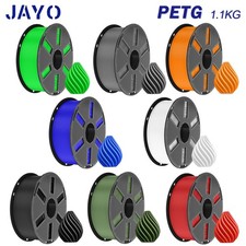 JAYO 1/3/5KG PETG 1.75mm 3D Printer Filament 1.1KG No Clog High Toughness LOT