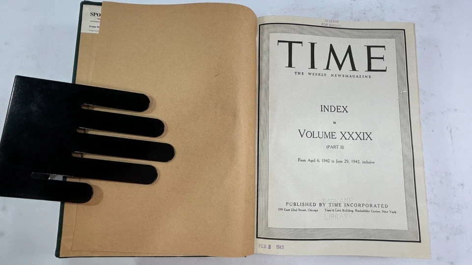 Bound Magazine: Time: April to June 1942 - Image 2 of 4