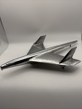 Vintage 1955 Chevy Bel Air Hood Ornament Original Oem Gm Jet Plane Bird 3709685