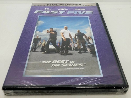 Brand New! Fast Five (DVD, 2011, Rated/Unrated) Factory Sealed Mint Condition!🎬 - Picture 7 of 8